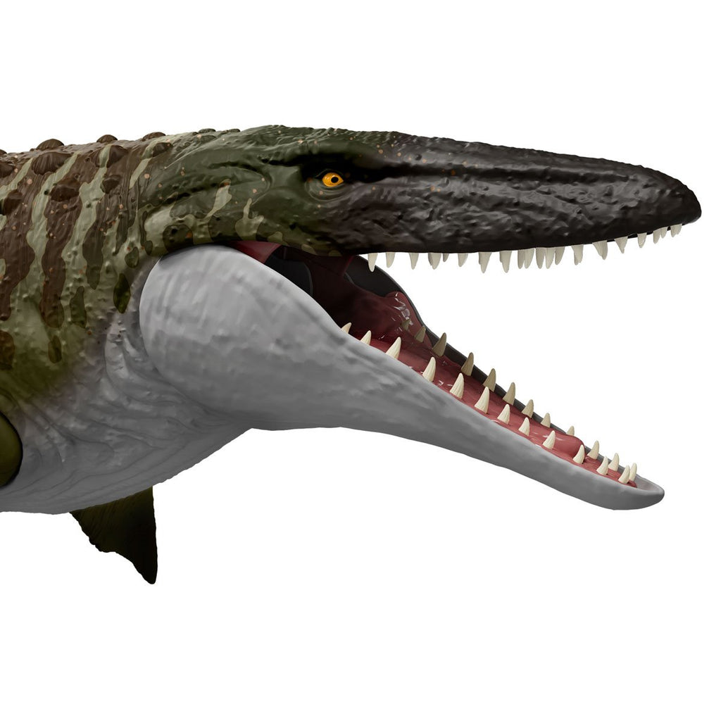 Jurassic World Rebirth Bite n Blast Mosasaurus Action Figure
