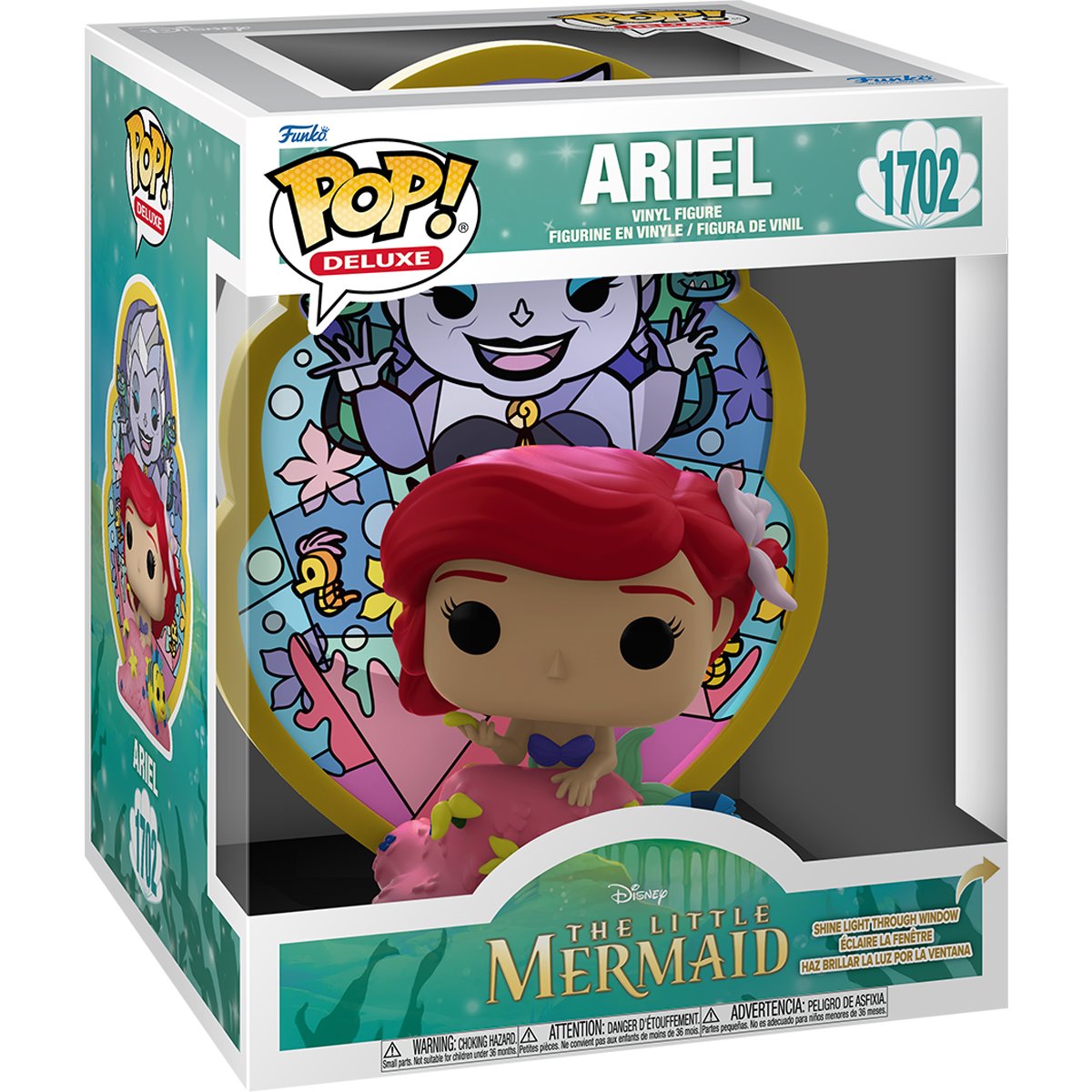 The Little Mermaid Ariel Stained Glass Deluxe Funko Pop! Vinyl Figure #1702