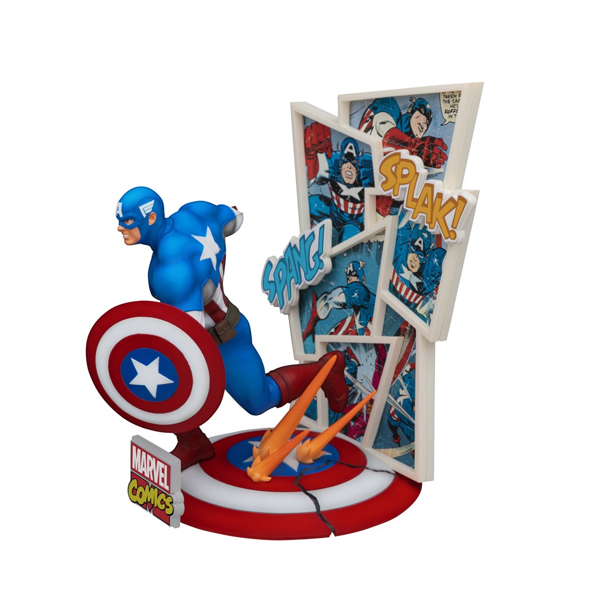 Marvel Comics 60th Anniversary Captain America DS-086 D-Stage Statue - Previews Exclusive