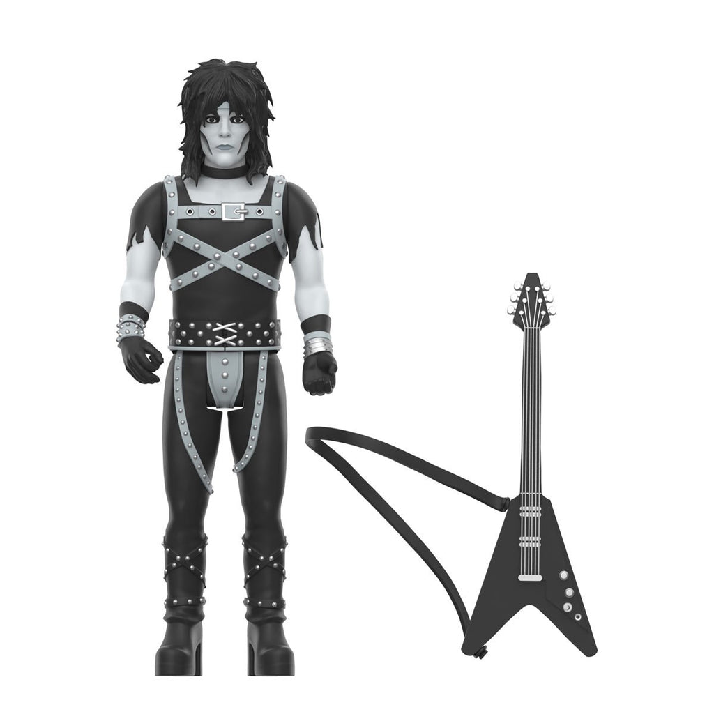 Motley Crue Mick Mars Black and White Shout at the Devil 3 3/4-Inch ReAction Figure