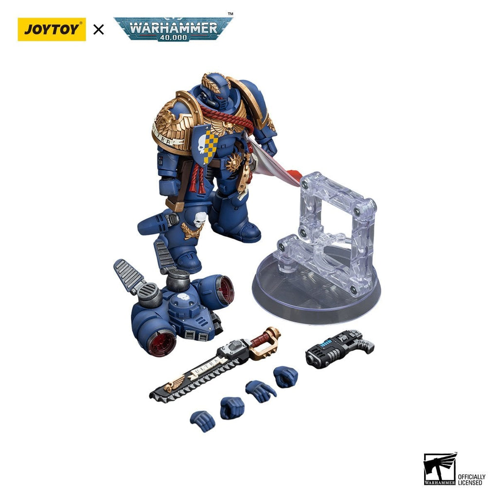 Joy Toy Warhammer 40,000 Ultramarines Captain with Jump Pack 1:18 Scale Action Figure