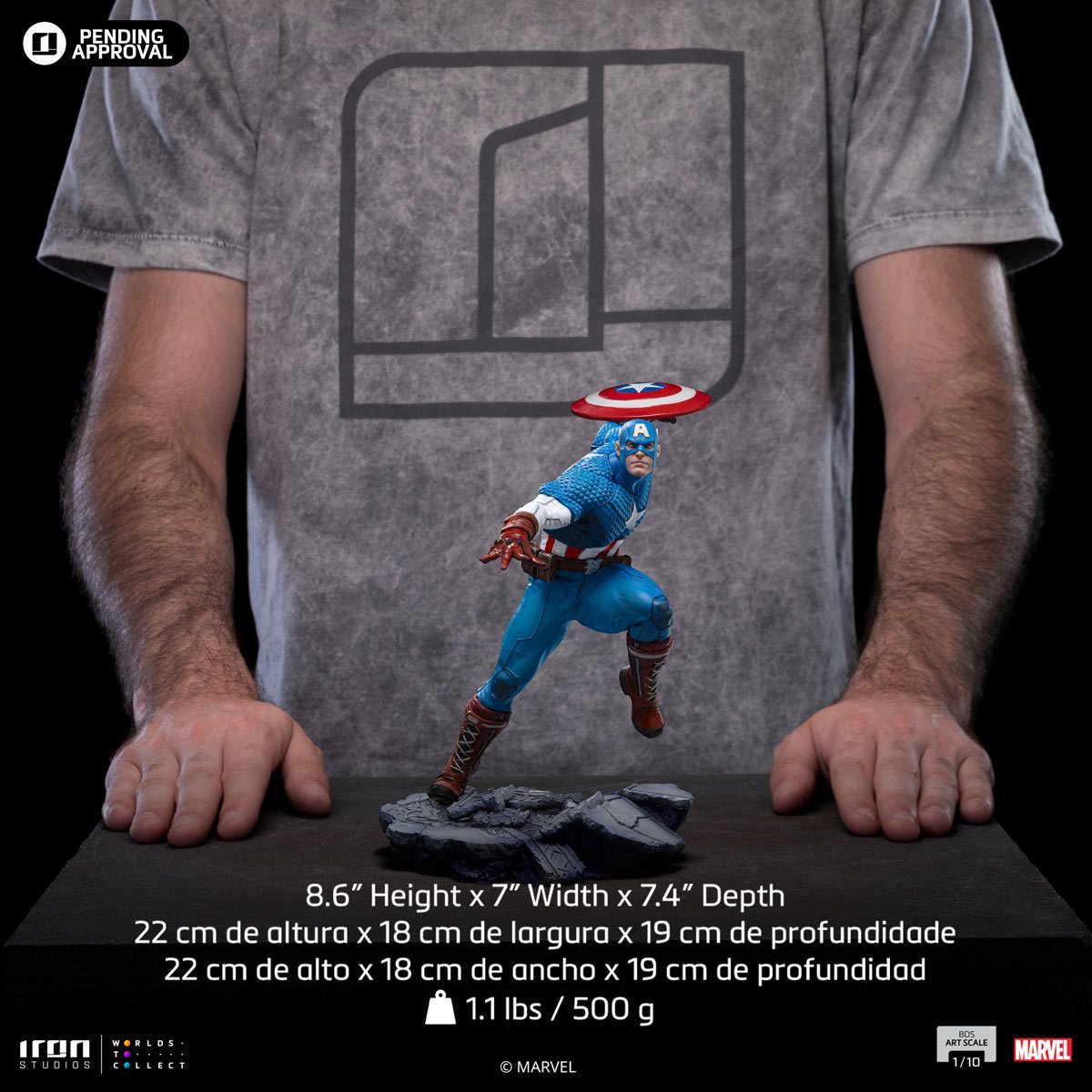 Captain America Infinity Gauntlet Battle Diorama Series 1:10 Art Scale Limited Edition Statue