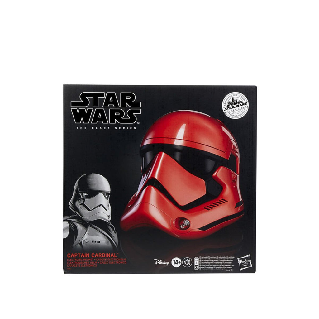 Star Wars The Black Series Galaxy's Edge Captain Cardinal Electronic Helmet Prop Replica