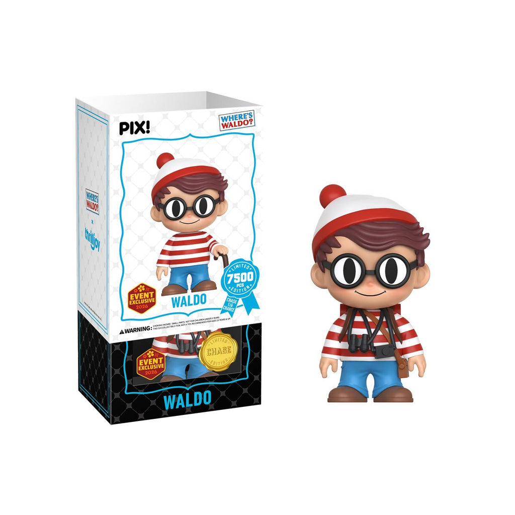 Where's Waldo Waldo with Cane Pix! Vinyl Figure - 2026 Convention Exclusive
