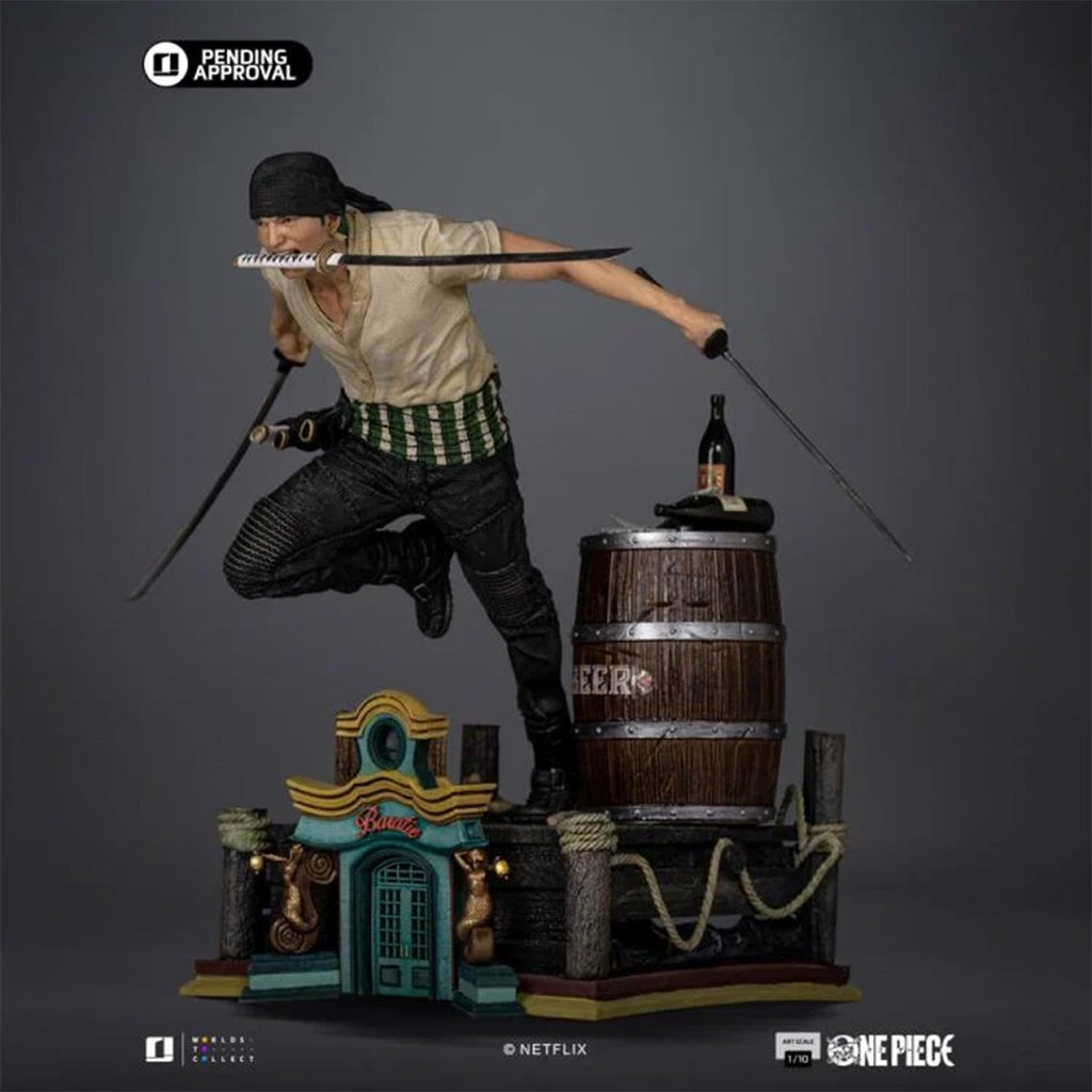 One Piece Netflix Roronoa Zoro 1:10 Art Scale Limited Edition Statue