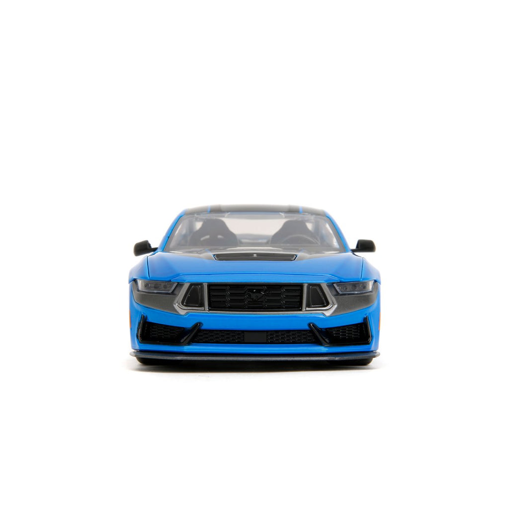 Bigtime Muscle 2024 Blue Ford Mustang Dark Horse 1:24 Scale Die-Cast Metal Vehicle