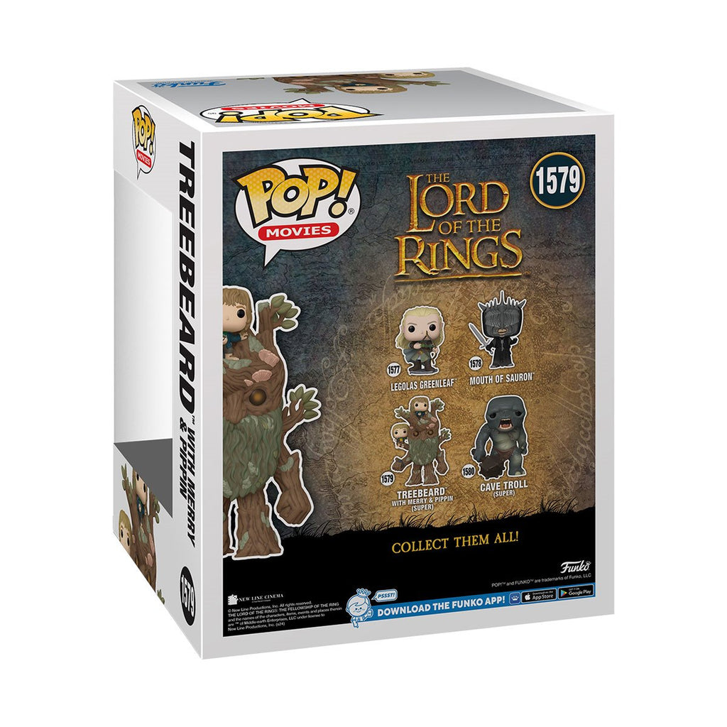 The Lord of the Rings Treebeard with Merry and Pippin Super 7-Inch Funko Pop! Vinyl Figure #1579