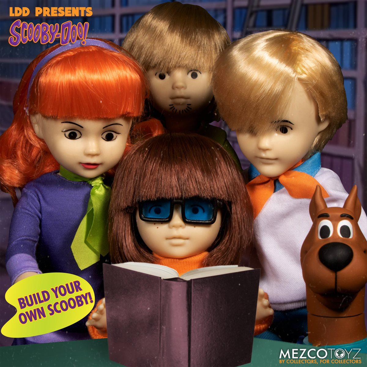 LDD Presents Scooby-Doo & Mystery Inc. Build a Figure Velma & Fred 2-Piece Set