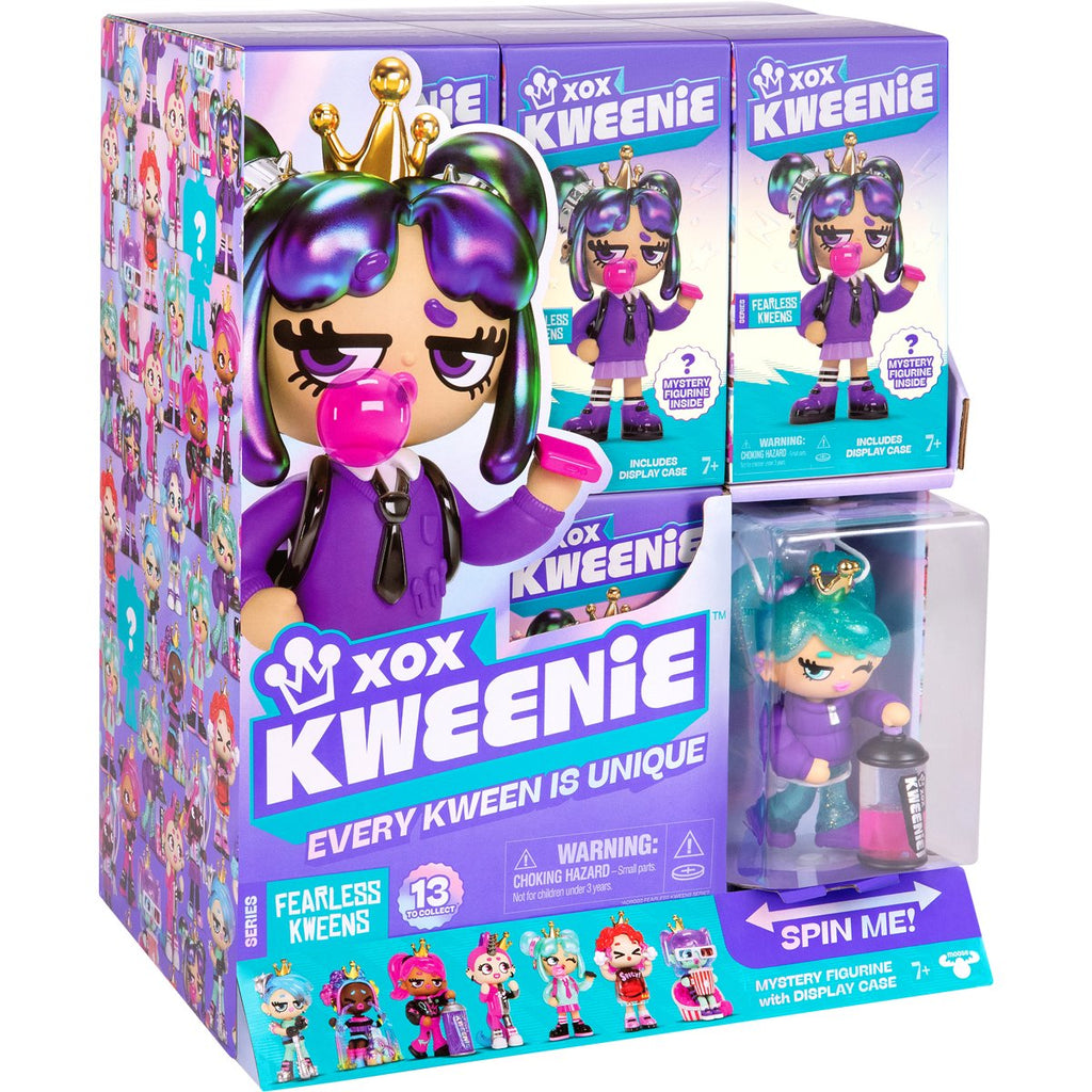 XOX Kweenie Fearless Mystery 4-Inch Figure Display Case of 11