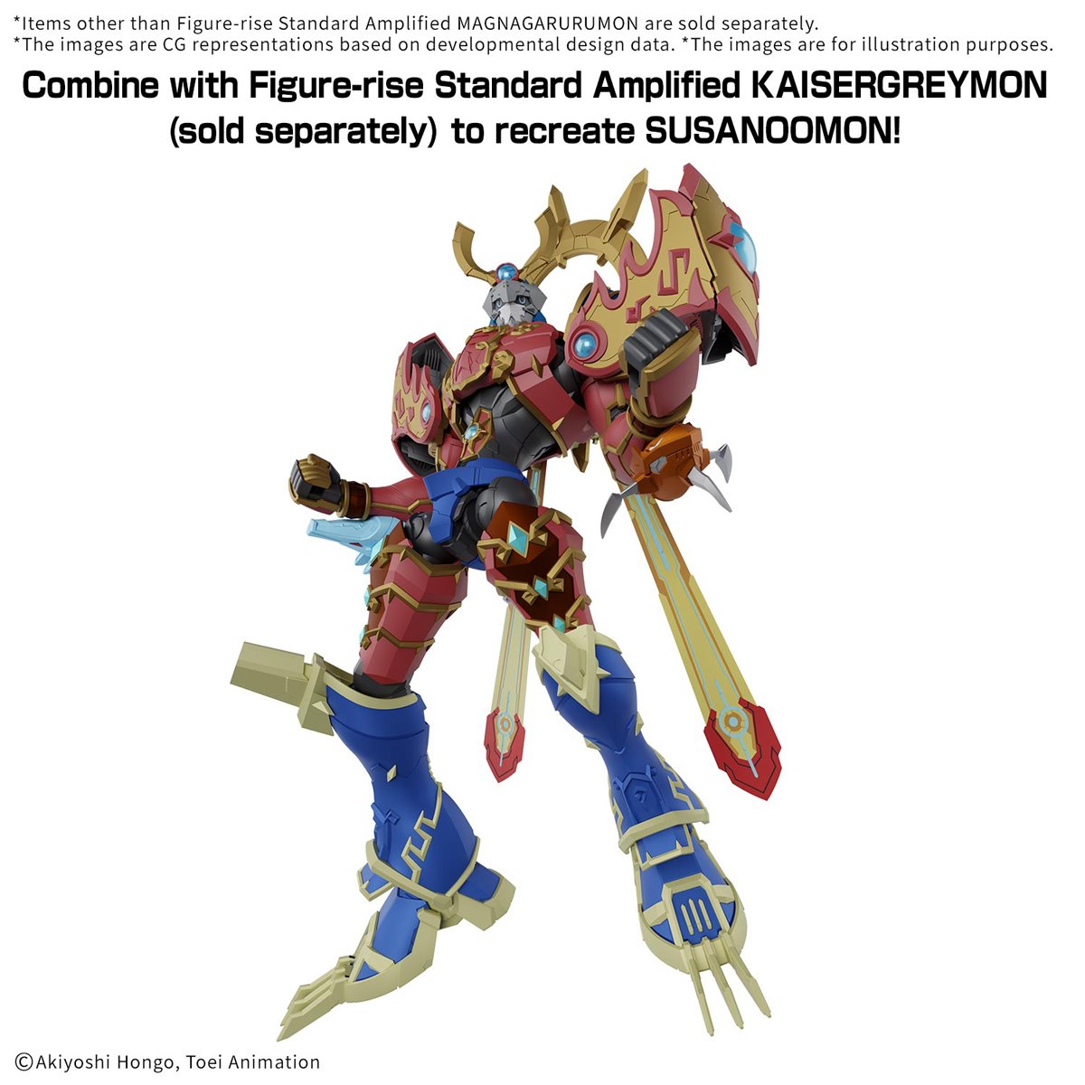 Digimon MagnaGarurumon Figure-Rise Stardard Amplified Model Kit