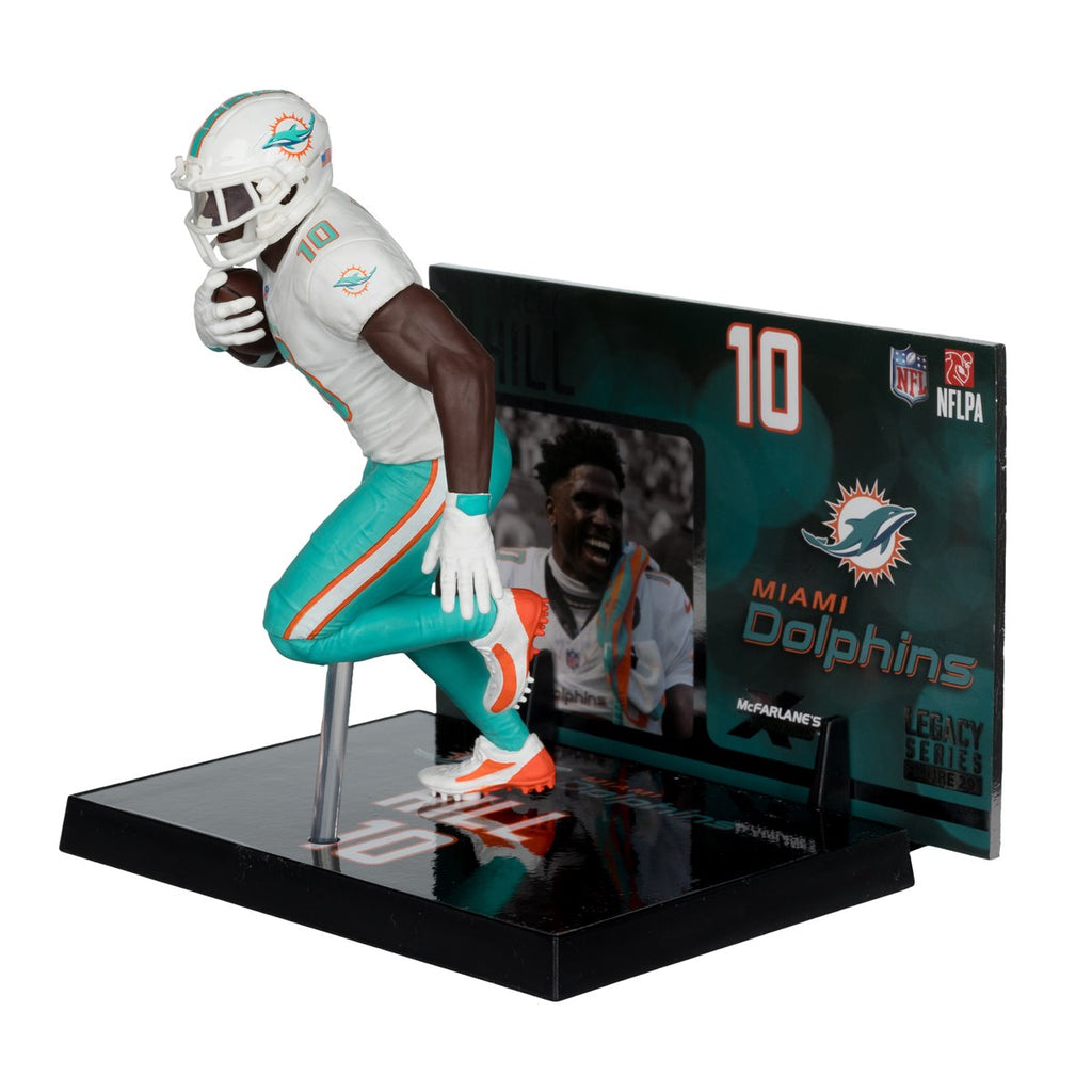 NFL SportsPicks 2025 Miami Dolphins Tyreek Hill Alternate Jersey 7-Inch Scale Posed Figure
