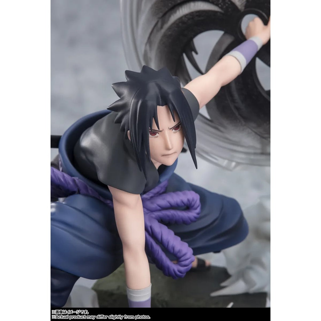 Naruto: Shippuden Sasuke Uchiha The Light and Dark of the Mangekyo Sharingan FiguartsZERO Extra Battle Statue