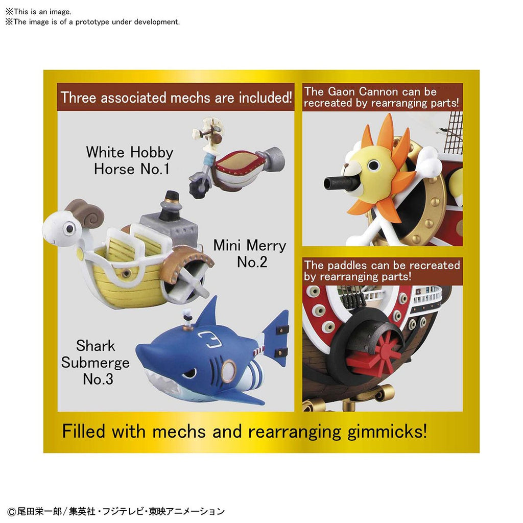 One Piece Thousand Sunny Land of Wano Version Sailing Ship Collection Model Kit