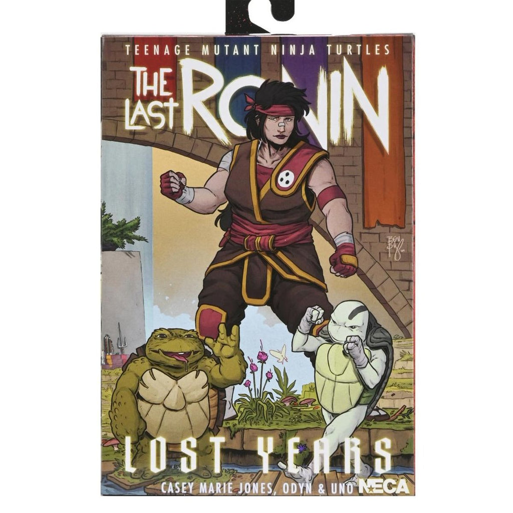 Teenage Mutant Ninja Turtles The Last Ronin The Lost Years Casey Marie with Baby Odyn and Uno 7-Inch Scale Action Figure