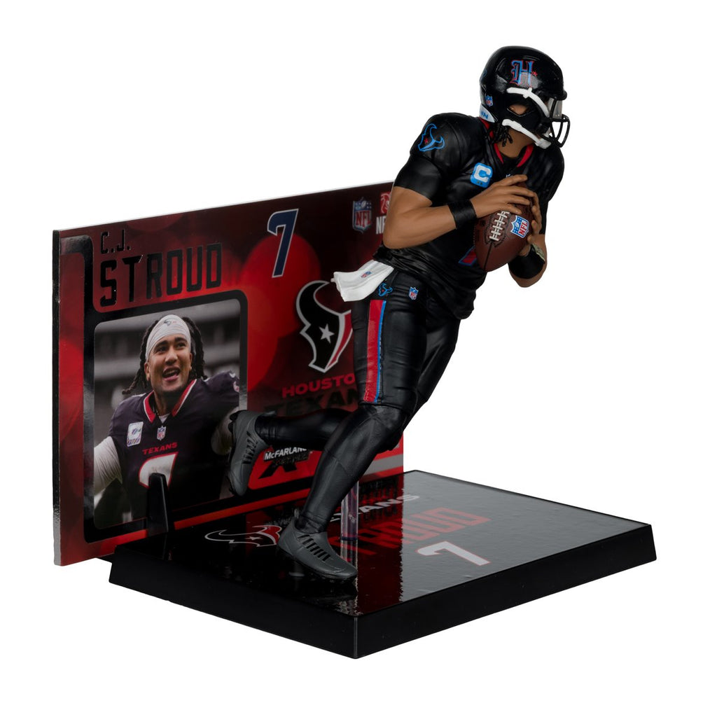NFL SportsPicks 2025 Houston Texans C.J. Stroud Alternate Jersey 7-Inch Scale Posed Figure