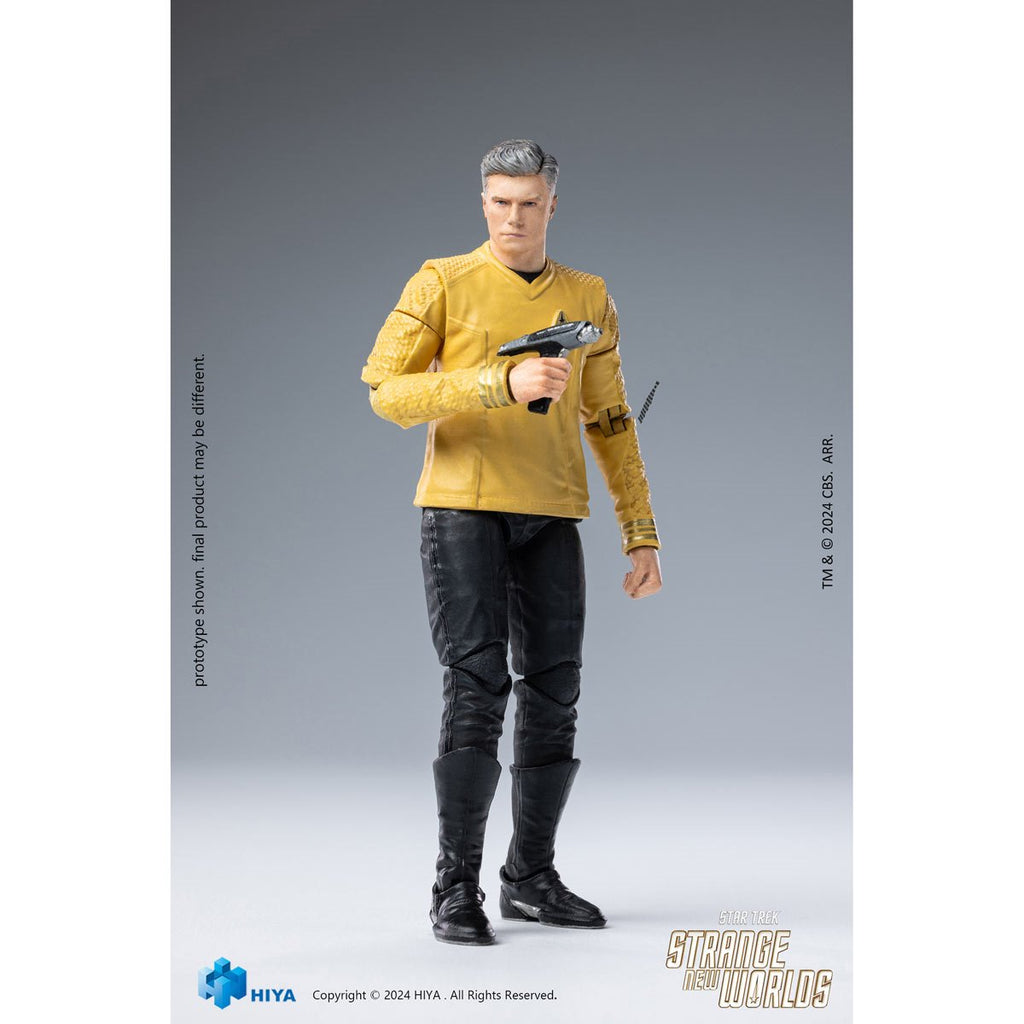 Star Trek: Strange New Worlds Captain Christopher Pike Exquisite Mini Series 1:18 Scale Action Figure