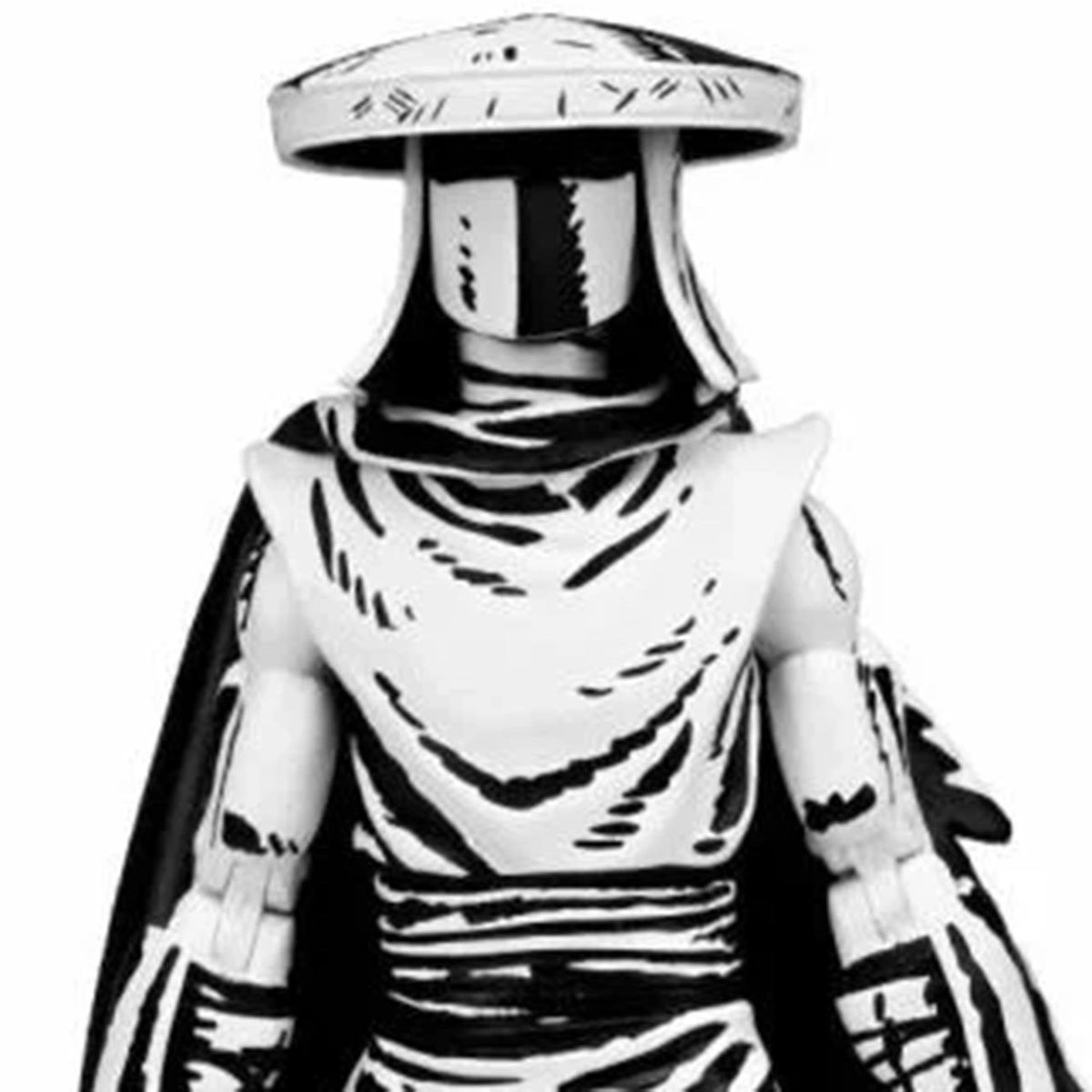 Teenage Mutant Ninja Turtles Mirage Comics Elite Foot Ninja Guard Black & White Variant 7-Inch Scale Action Figure