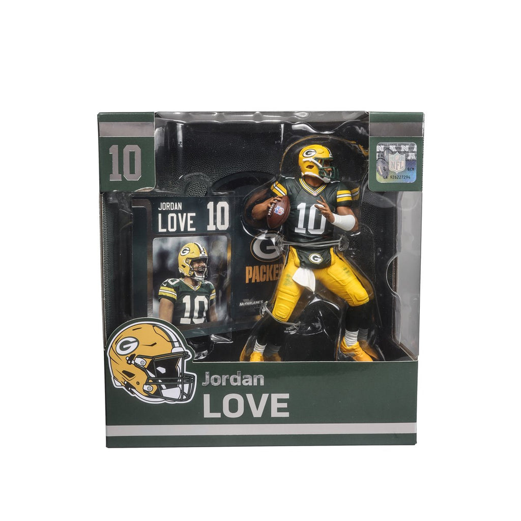 NFL SportsPicks 2024 Wave 1 Green Bay Packers Jordan Love 7-Inch Scale Posed Figure