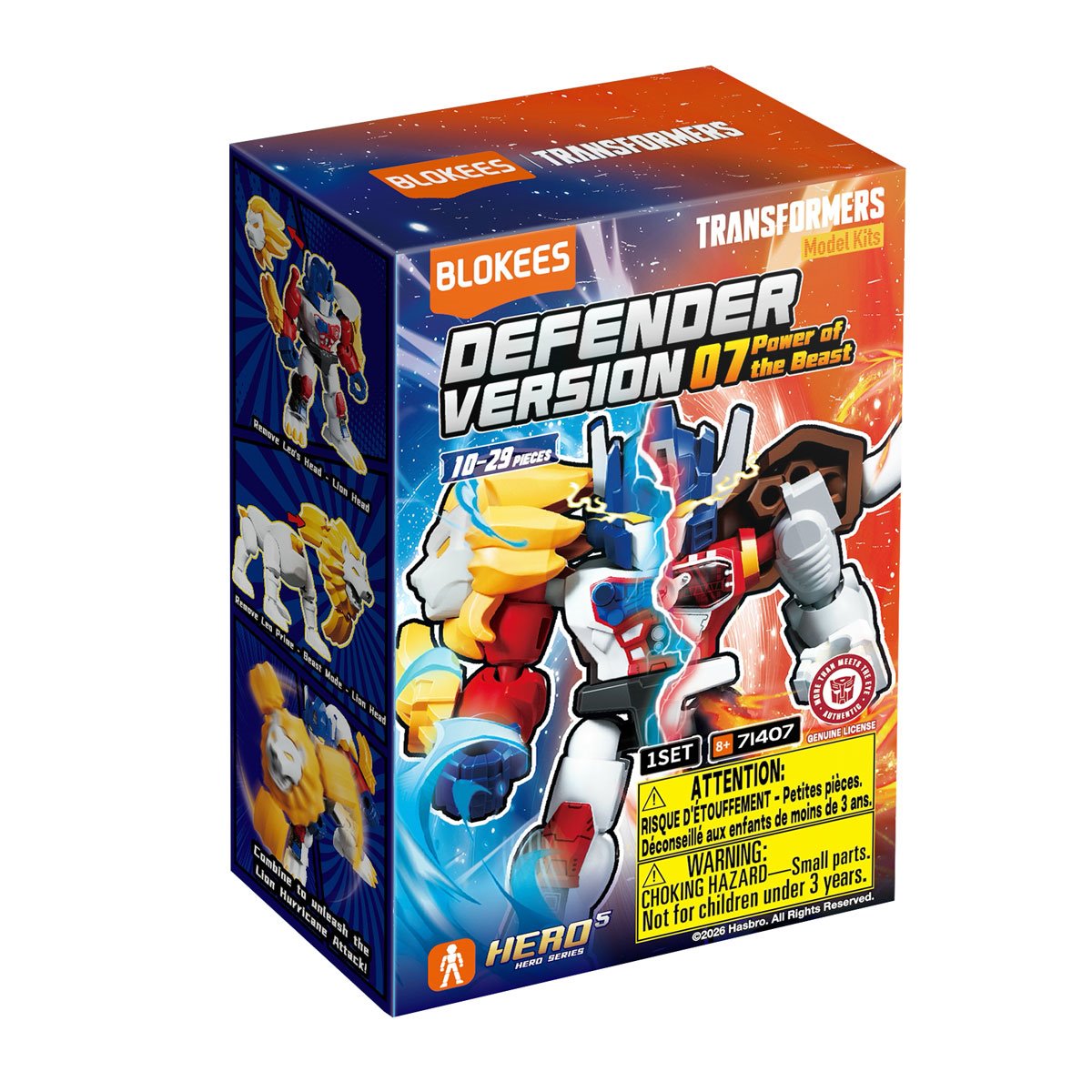 Transformers Defender Version Wave 7 Power of the Beast Mini Model Kit Display Case of 12