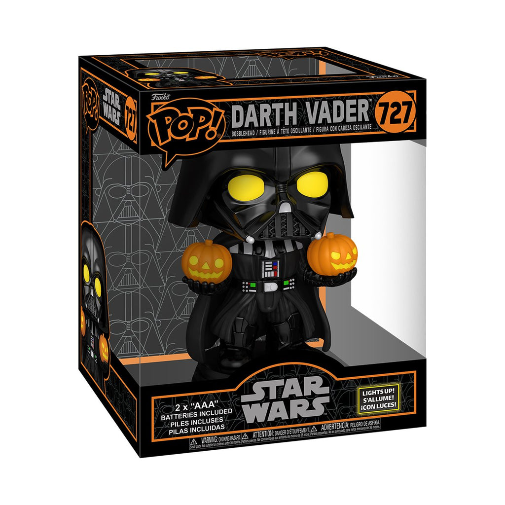 Star Wars Darth Vader Halloween Light-Up SFX Super 6 3/4-Inch Funko Pop! Vinyl Figure #727