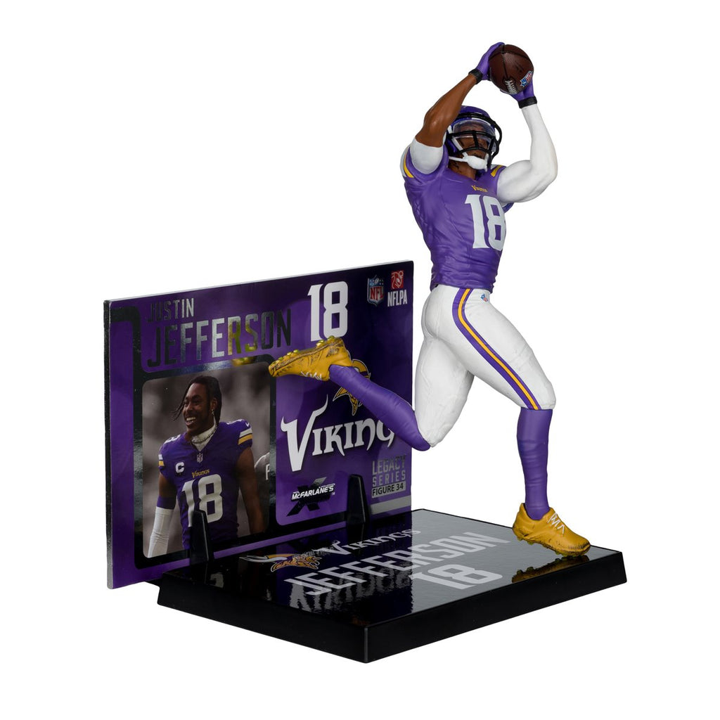 NFL SportsPicks 2025 Minnesota Vikings Justin Jefferson 7-Inch Scale Posed Figure