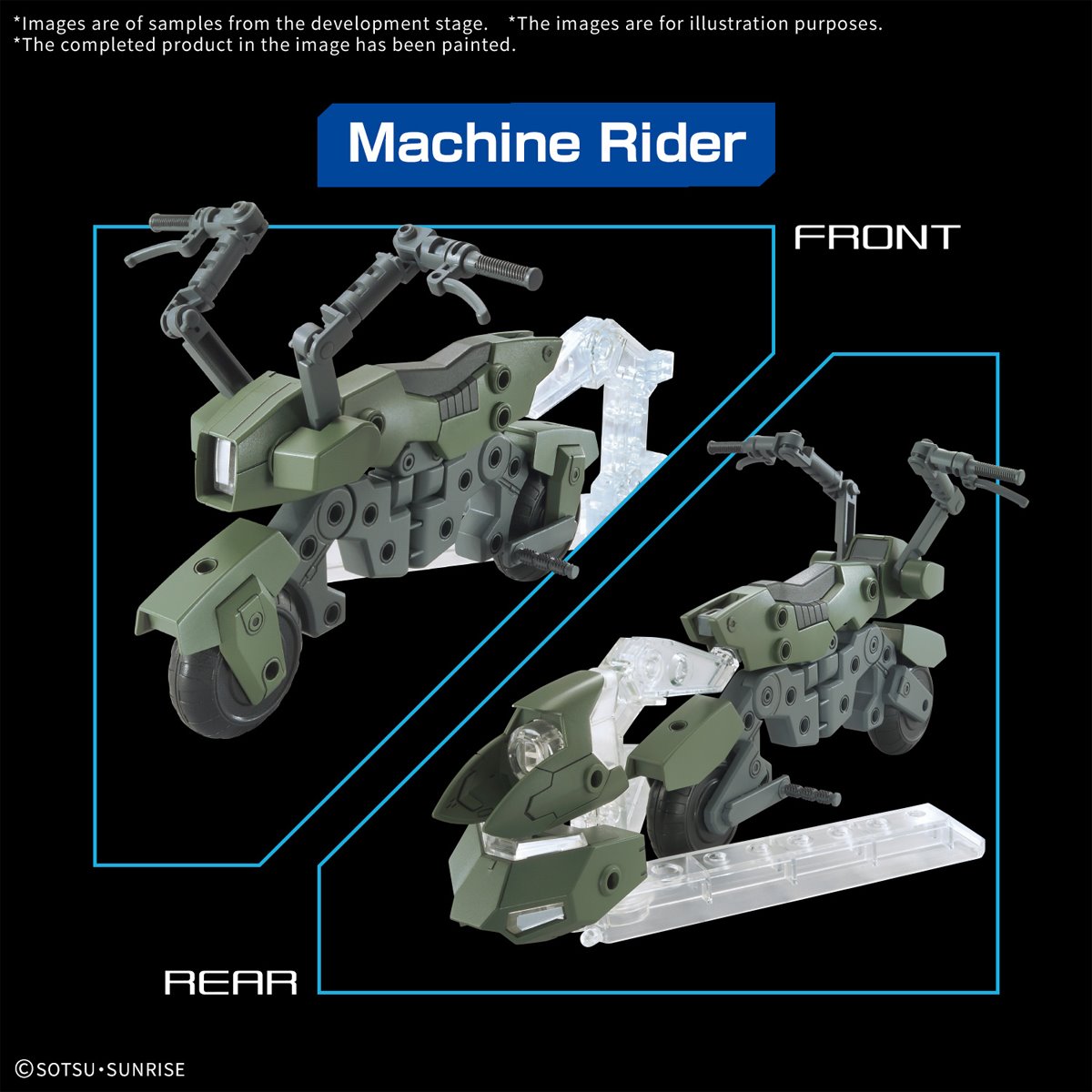 Mobile Suit Gundam Option Parts Set Gunpla 20 Ride-On Set 1:144 Scale Model Kit