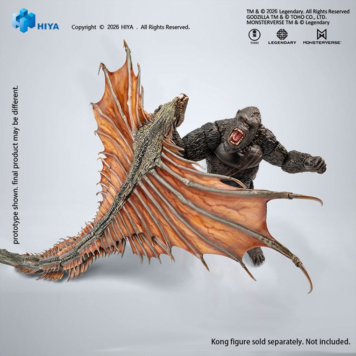 Godzilla vs. Kong Warbat Exquisite Basic Series None Scale 21 1/2-inch Action Figure