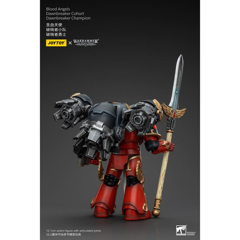 Joy Toy Warhammer The Horus Heresy Blood Angels Dawnbreaker Cohort Champion 1:18 Scale Action Figure