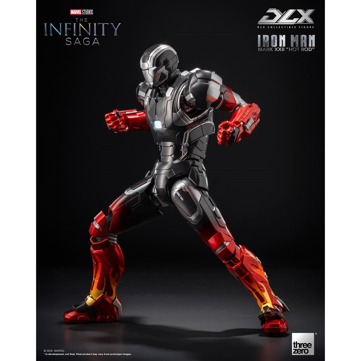 Marvel Studios Infinity Saga DLX Iron Man Mark 22 Hot Rod 1:12 Scale Action Figure