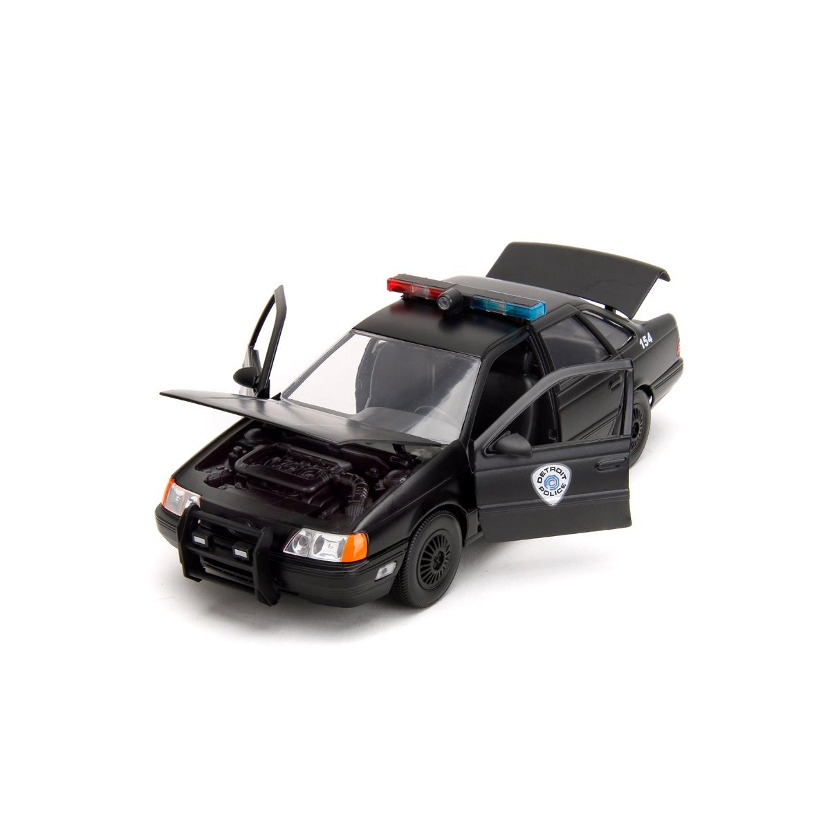 Hollywood Rides RoboCop OCP Ford Taurus 1:24 Scale Die-Cast Metal Vehicle with RoboCop Figure