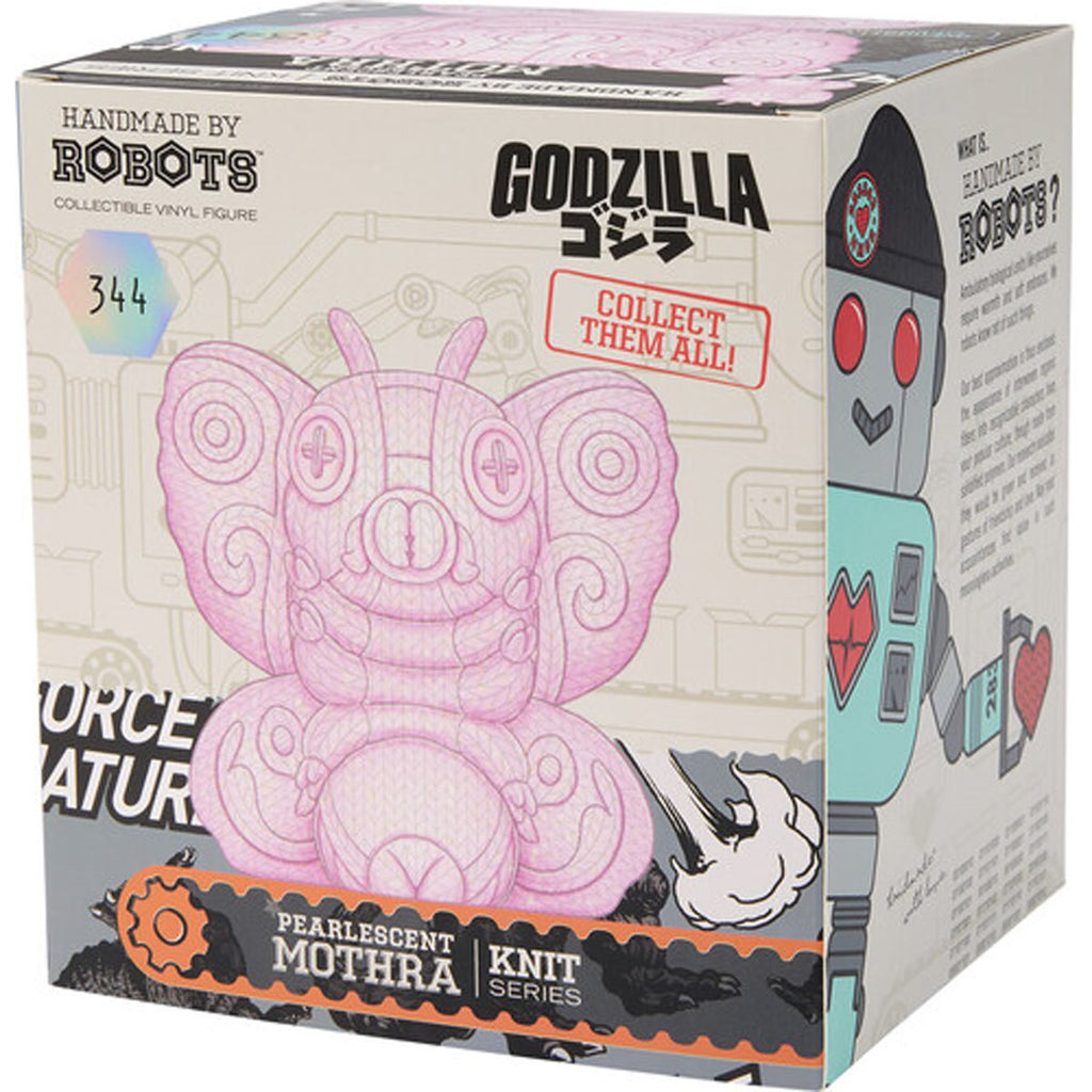 Godzilla Mothra #344 Pearlescent Glitter Handmade By Robots Vinyl Figure