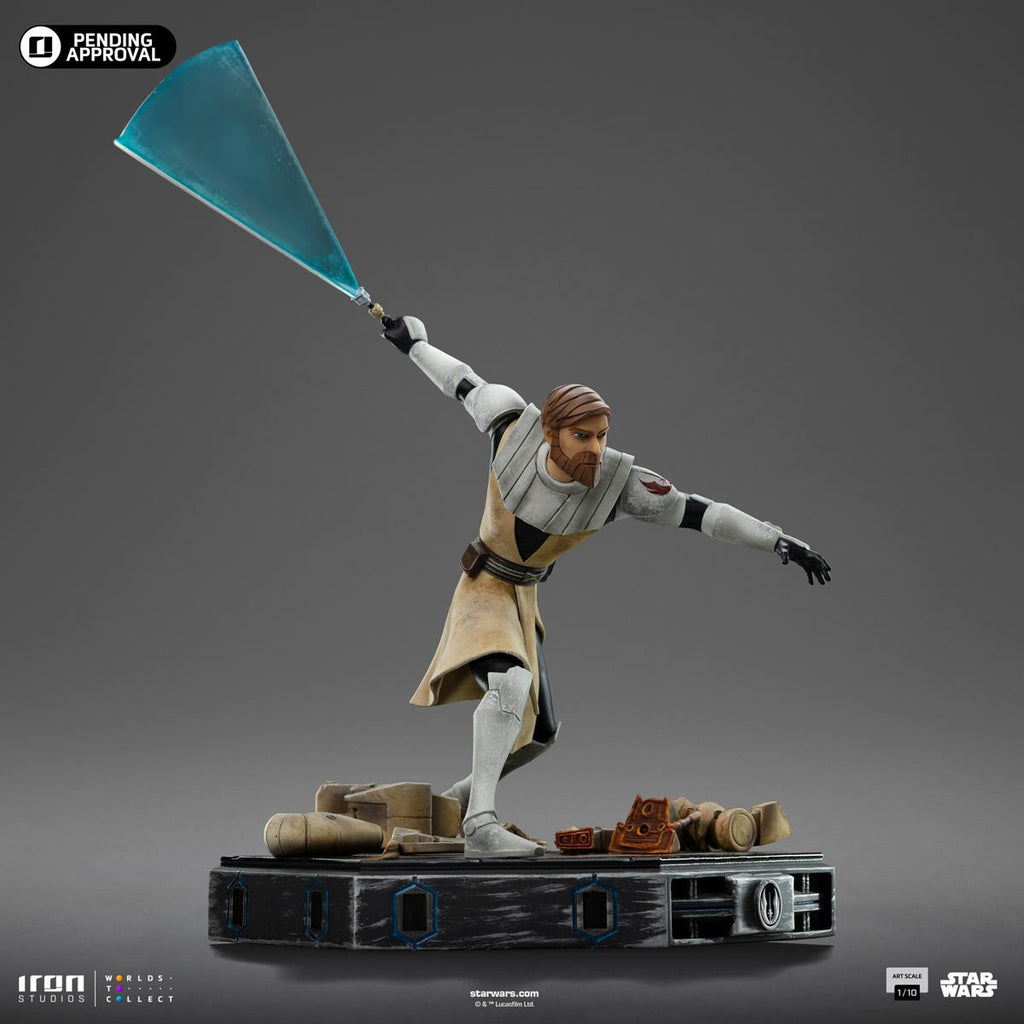 Star Wars: The Clone Wars Obi-Wan Kenobi 1:10 Art Scale Limited Edition Statue