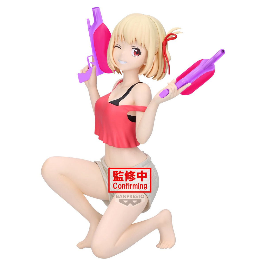 Lycoris Recoil Chisato Nishikigi Aqua Twinkle Espresto Statue