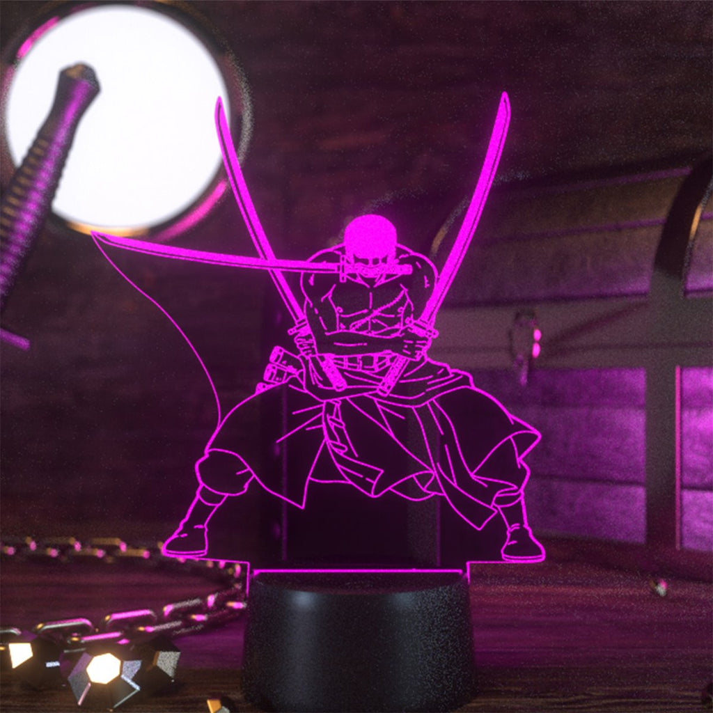 One Piece Zoro Otaku Lamp