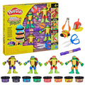 Teenage Mutant Ninja Turtles Play-Doh Cowabunga Creations Bendy 4-Inch Action Figures Set