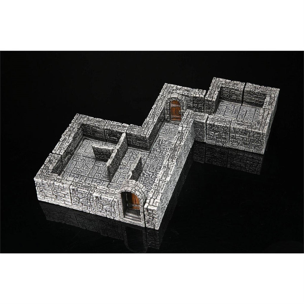WarLock Tiles Expansion Pack 1-Inch Dungeon Straight Walls Accessory Pack