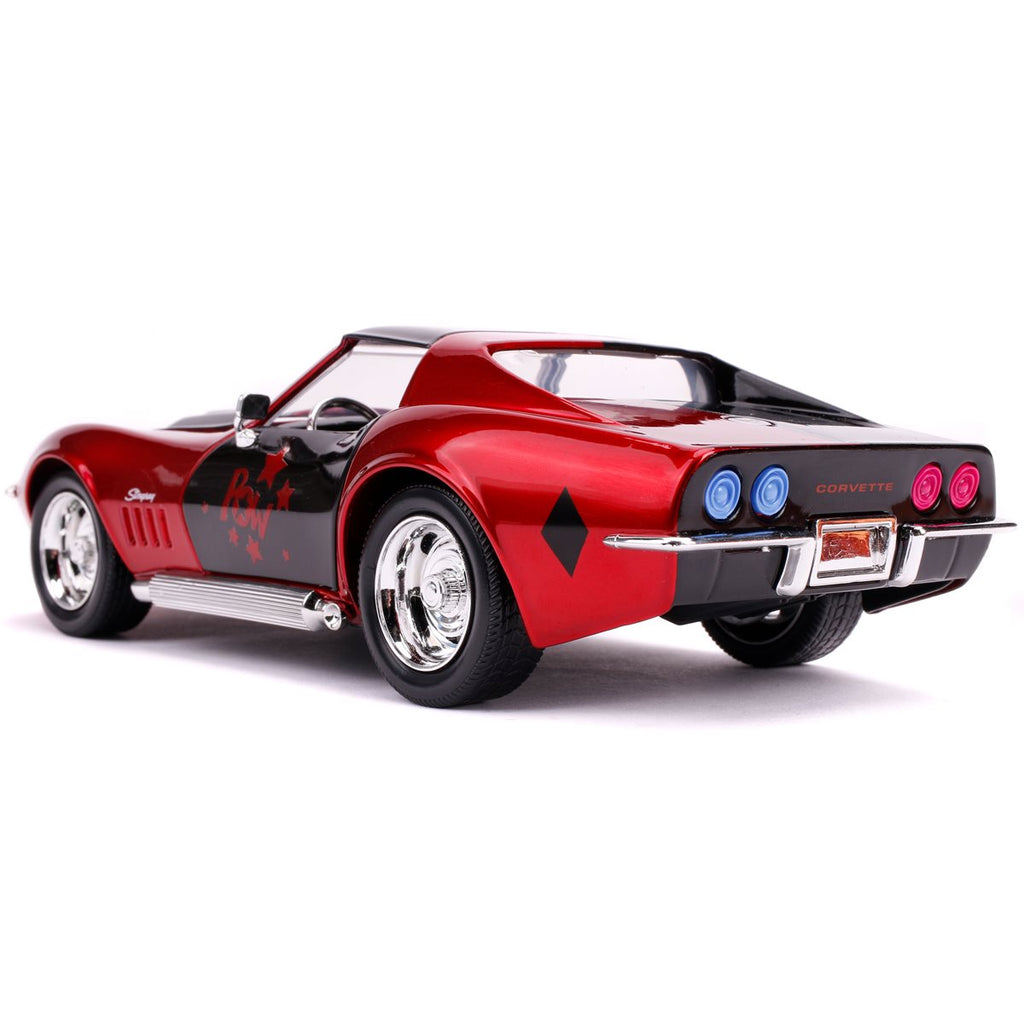 Harley Quinn 1969 Chevy Corvette Stingray The New 52 1:24 Scale Die-Cast Metal Vehicle