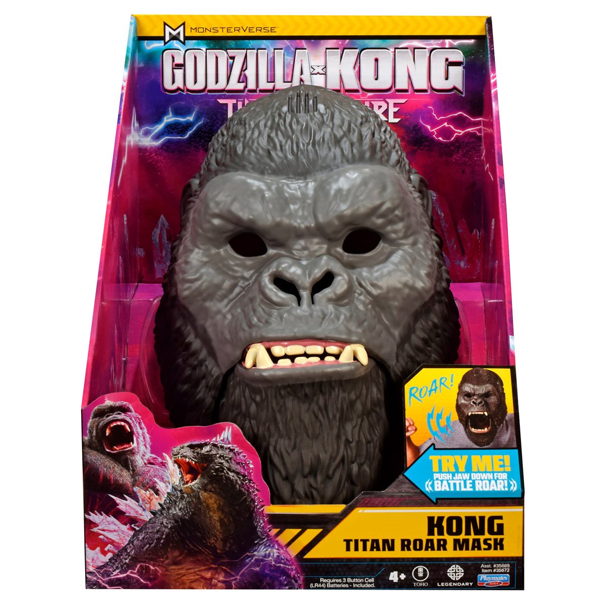 Godzilla x Kong: New Empire Movie Kong Interactive Mask