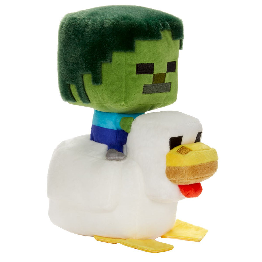 A Minecraft Movie Chicken Jockey 8-Inch Plush