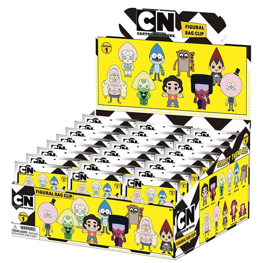Cartoon Network 3D Foam Bag Clip Random 6-Pack