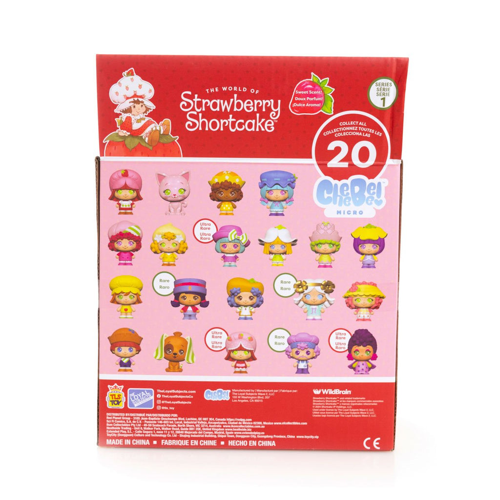 Strawberry Shortcake 1 1/2-Inch Cheebee Mini-Figures Display Case of 12