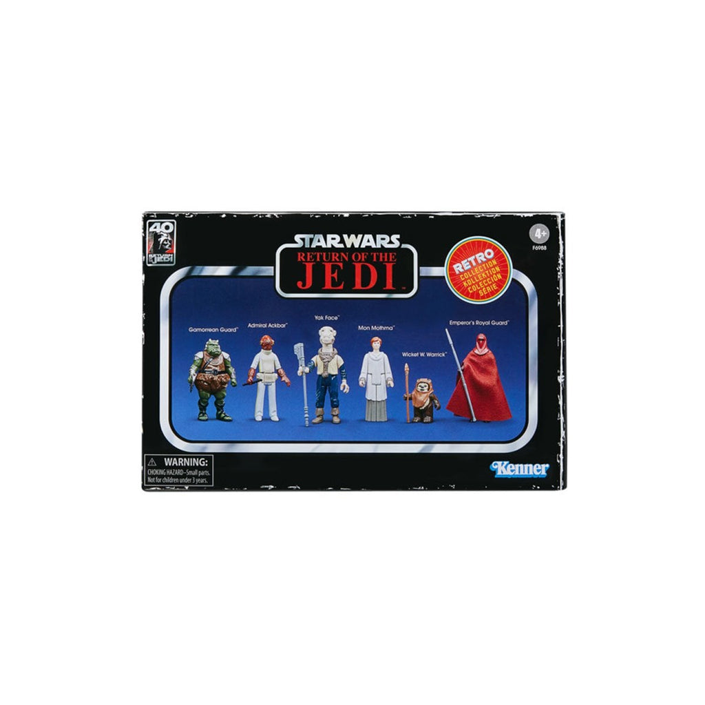 Star Wars The Retro Collection Return of the Jedi 3 3/4-Inch Action Figures Set of 6 - Exclusive