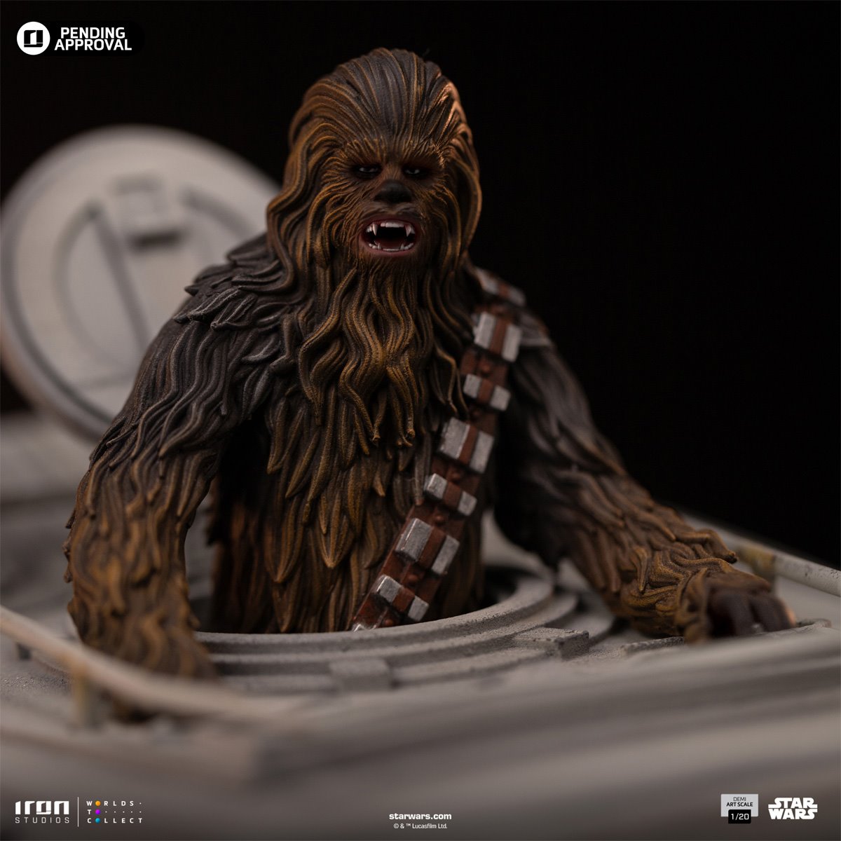 Star Wars: Return of the Jedi AT-ST and Chewbacca 1:20 Demi Art Scale Limited Edition Statue