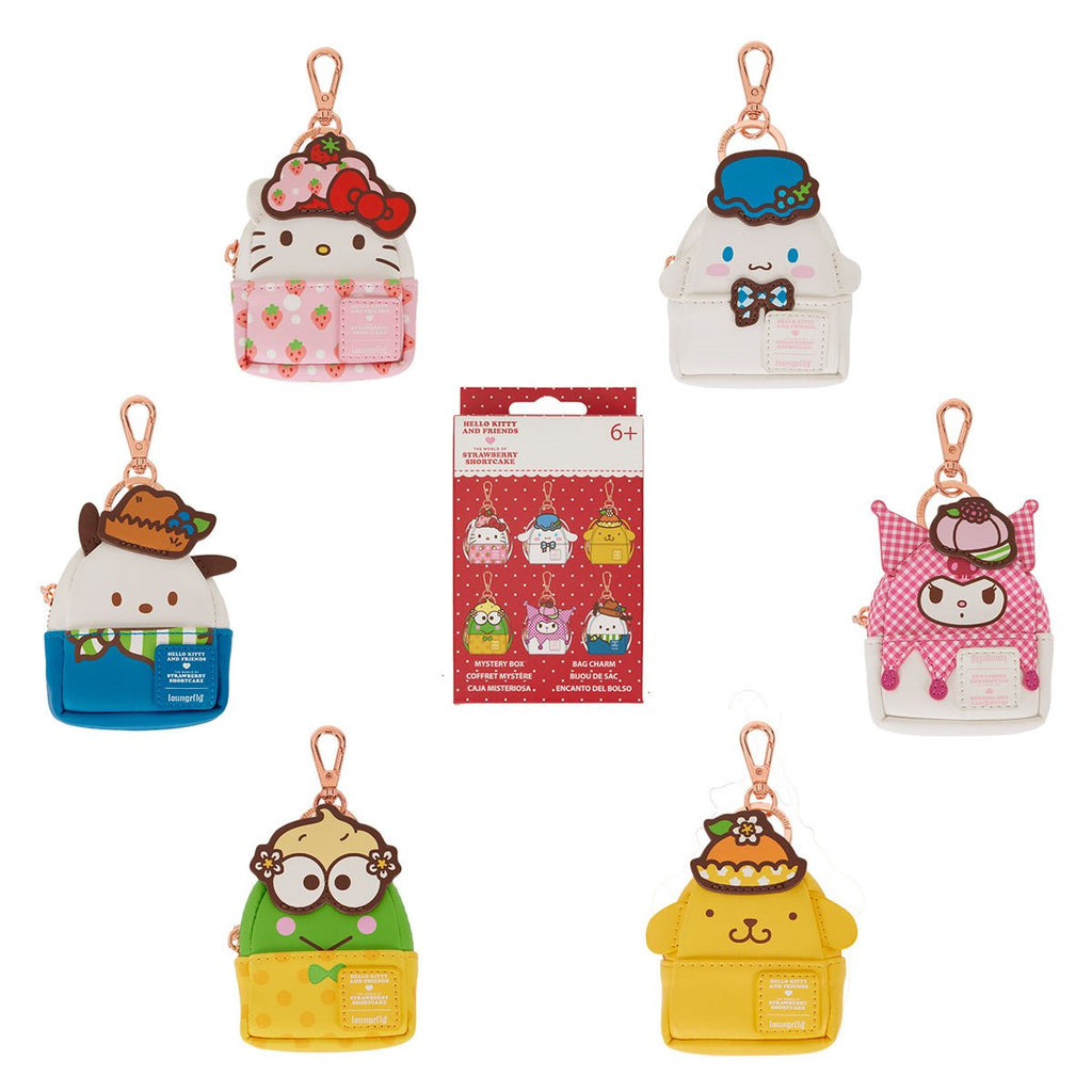 Sanrio Hello Kitty & Friends x Strawberry Shortcake Mini-Backpack Mystery Bag Charm Random 1-Pack
