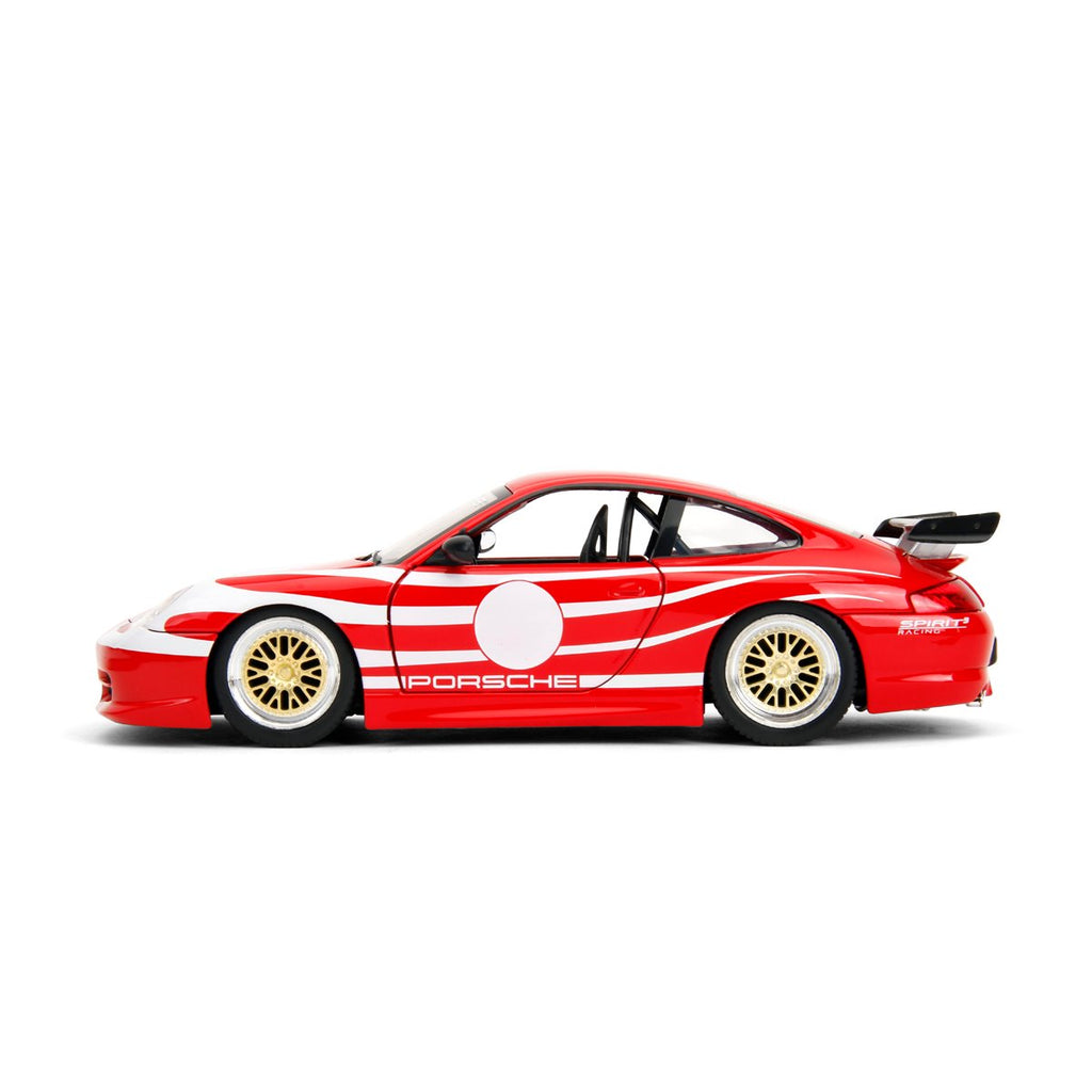 Hyper-Spec Porsche 911 GT3 996 1:24 Scale Die-Cast Metal Vehicle