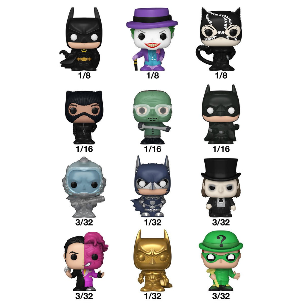 Batman 85th Anniversary Funko Bitty Pop! Mini-Figure Singles Display Case of 32