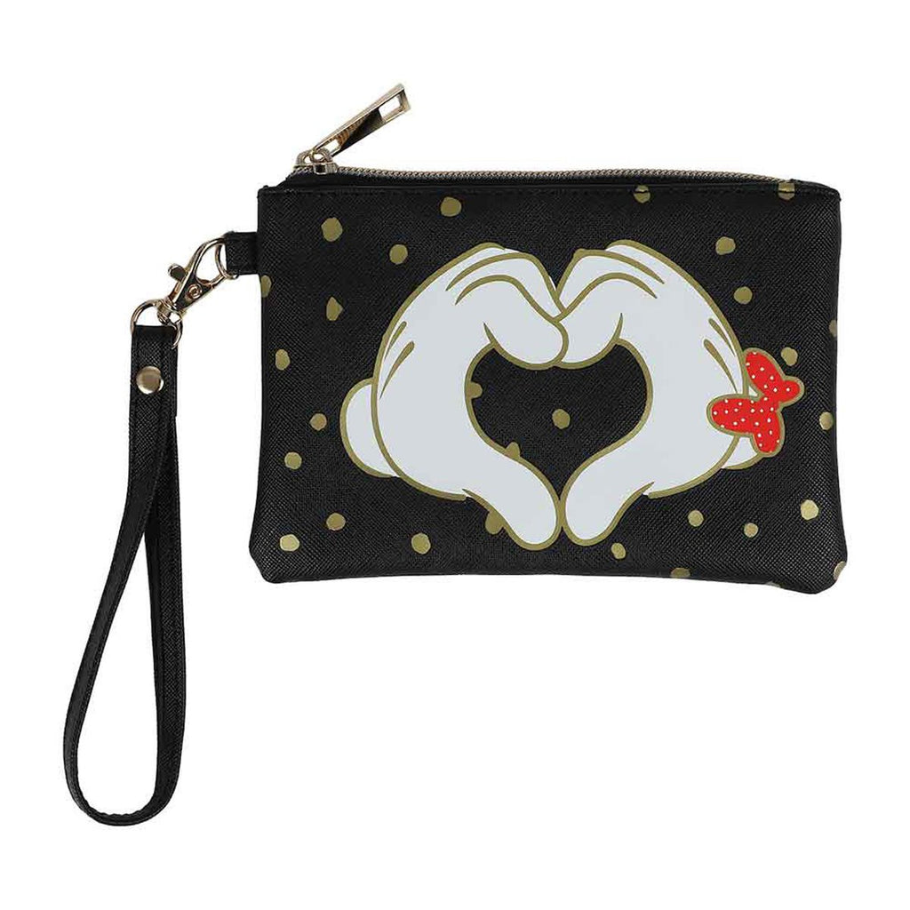 Mickey and Minnie Mouse Love Travel Cosmetic Bag Set of 3
