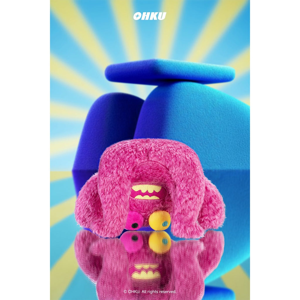 Monster Verse Quirky Work Fam Blind-Box Plush Charm Display of 6