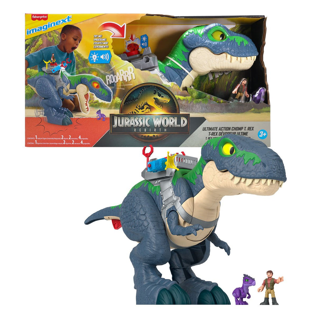 Jurassic World Imaginext Ultimate Chomp T. Rex Action Figure