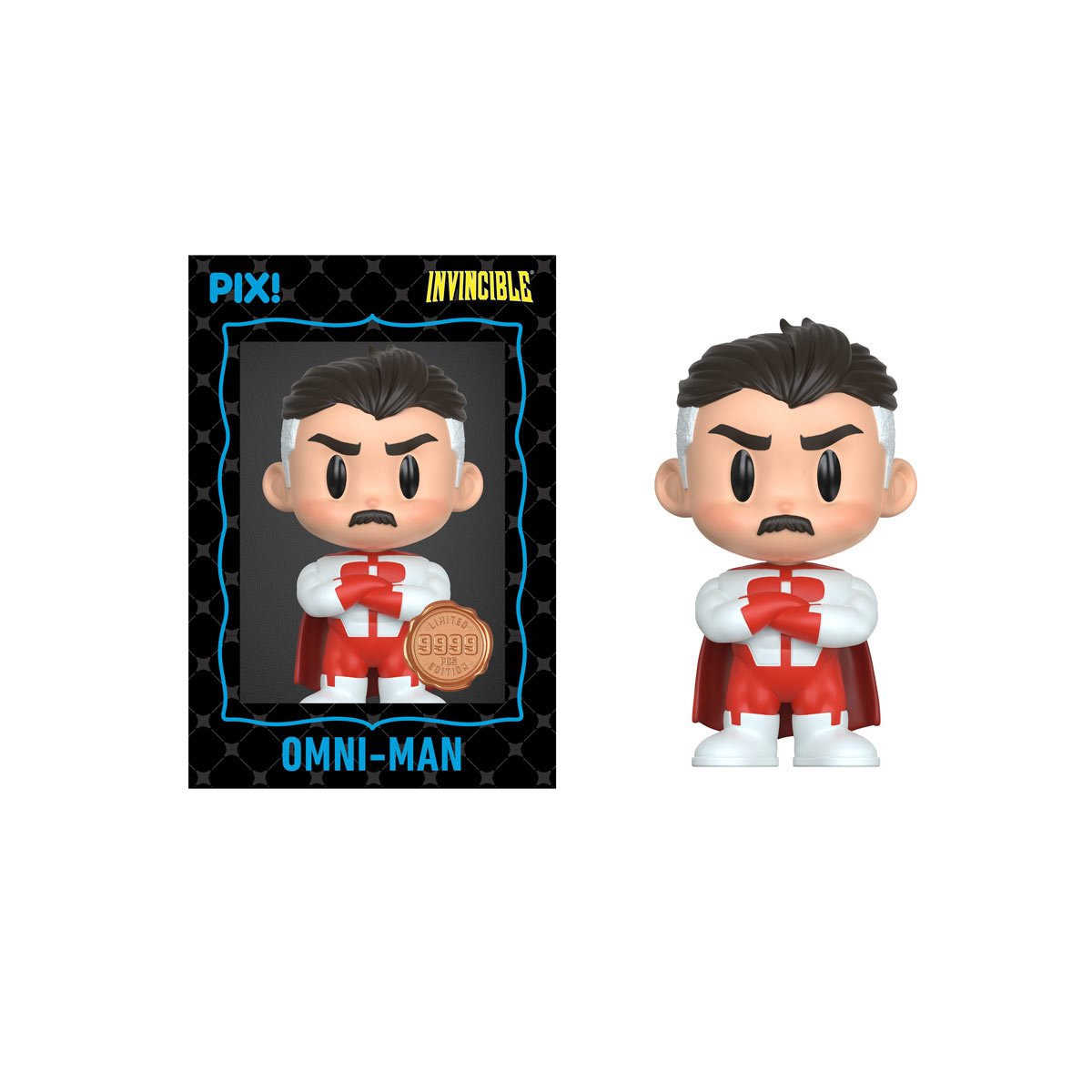 Invincible Omni-Man Arms Crossed Pix! Vinyl Figure